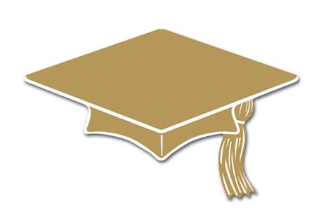 gold graduation cap png - Clip Art Library