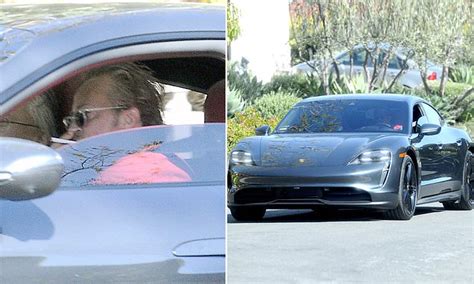 Matthew Perry drives around Los Angeles in a $114,000 Porsche Taycan 4S ...