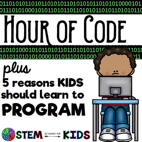 Hour of Code - 5 Reasons Kids Should Learn to Program - STEM Activities ...