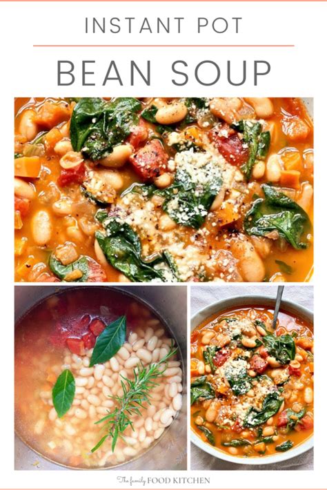 Instant Pot Bean Soup (Vegan) - The Family Food Kitchen