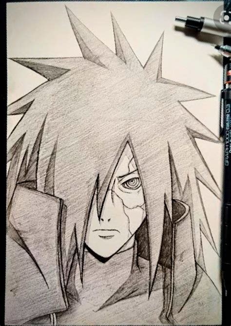 Madara drawing | Naruto sketch drawing, Anime face drawing, Anime sketch