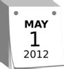 May Calendar Clip Art at Clker.com - vector clip art online, royalty free & public domain