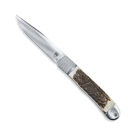 Gideon Hidden Release Abalone with Silver Bolster - CobraTec Knives