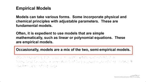 Introduction to Empirical Models - YouTube