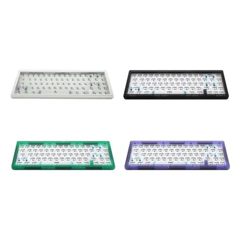 DIY CUSTOM MECHANICAL Keyboard Kit RGB Backlit Gasket 67 Keys for Office Desktop $80.95 ...