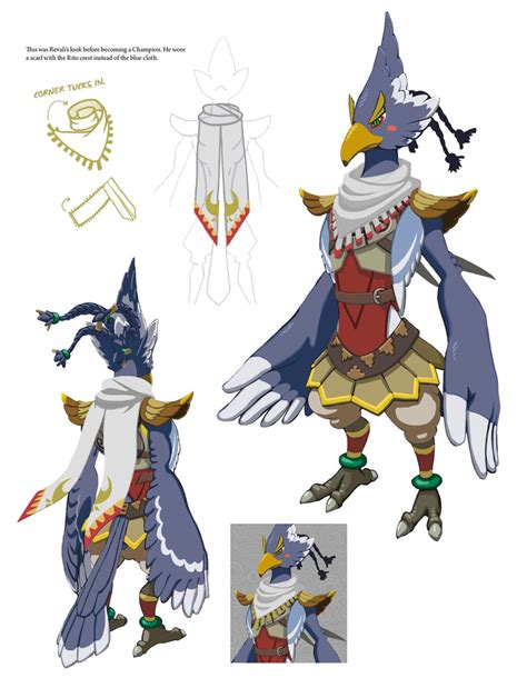 Revali DLC Outfit Art - The Legend of Zelda: Breath of the Wild Art Gallery