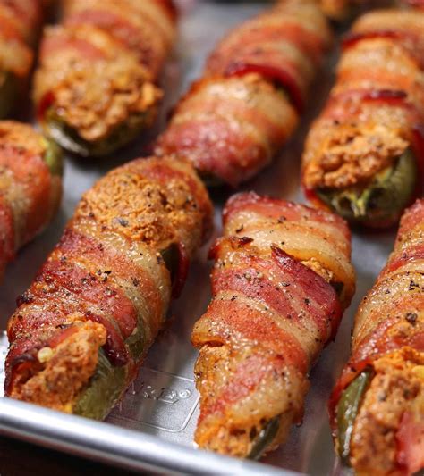 Healthy Smoked Jalapeño Poppers with Chorizo and Bacon