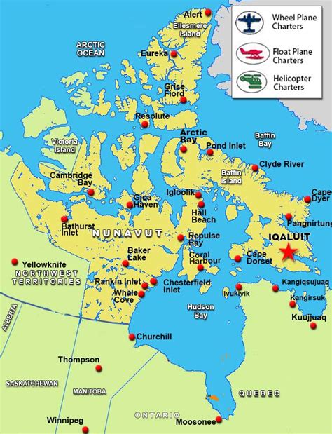 Charter Flights To Iqaluit Nunavut Direct Air Charter Flight Service