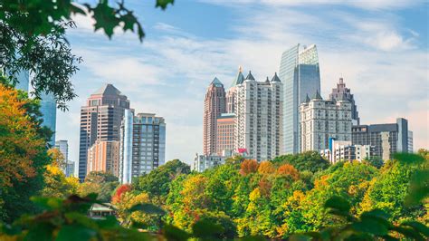 Midtown Atlanta Skyline in Fall - Consumer Energy Alliance