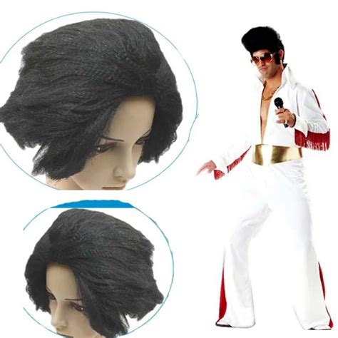 KTLPARTY Man cosplay wig party Elvis Presley wig free shipping-in Party ...