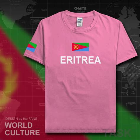 Eritrea Eritrean t shirt fashion 2017 jerseys nation team 100% cotton ...