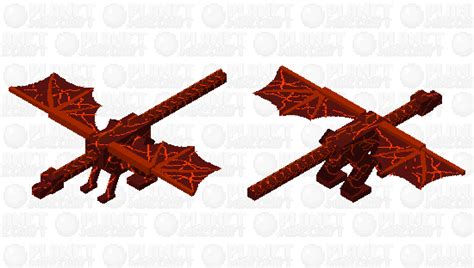 Magma Dragon Minecraft Mob Skin