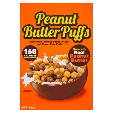 Peanut Butter Puffs 326g | Kids Cereal | Iceland Foods