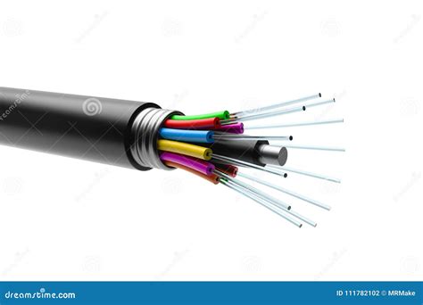 Fiber Optic Cable stock illustration. Illustration of optical - 111782102