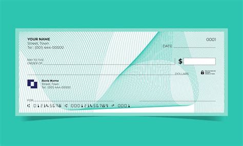 Premium Vector | Bank check, bank cheque design, vector format