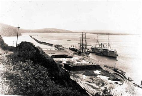 Durban, circa 1865. Durban Harbour viewed from the Bluff. - Atom site ...