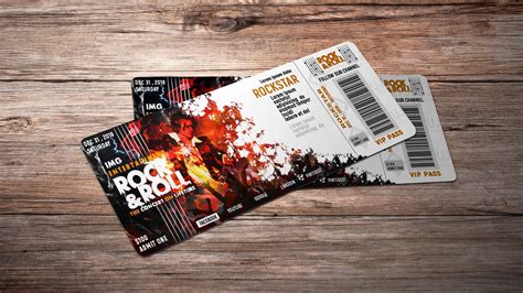 Event Ticket Template Psd