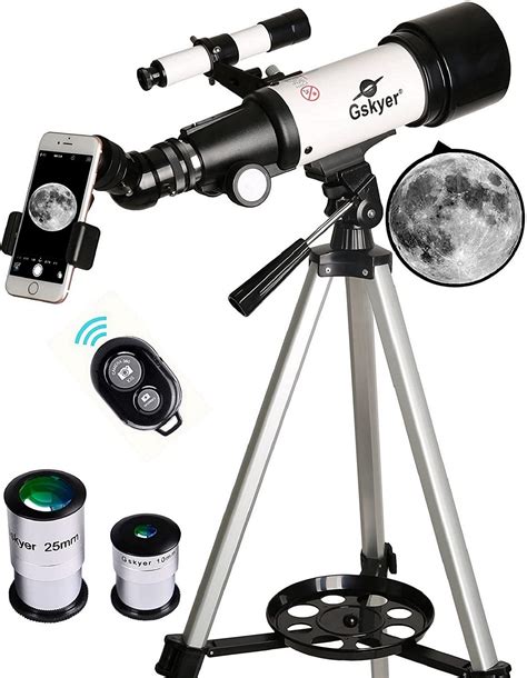 Gskyer Telescope AZ70400 with Carry Bag, Phone Adapter and Wireless Remote