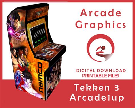 Tekken 3 Arcade1up Cabinet Graphics L Arcade Graphics L Arcade Artwork - Etsy UK