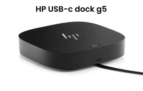 How to Setup Manually HP USB-C Dock G5 Docking Station