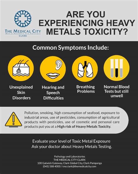 Are You Experiencing Heavy Metals Toxicity? - The Medical City Clark