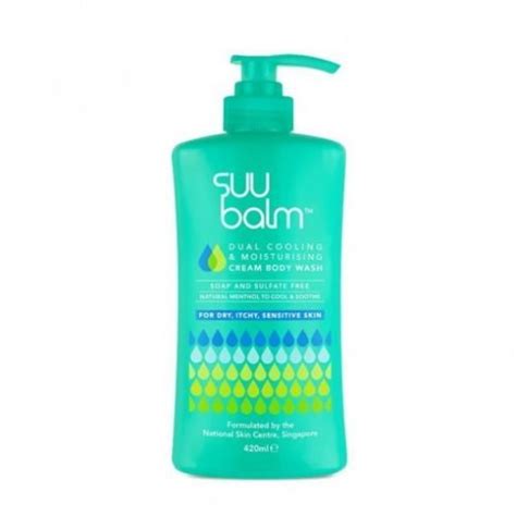 Suu Balm Dual Cooling & Moisturising Cream Body Wash 420ml - healthybeauty365