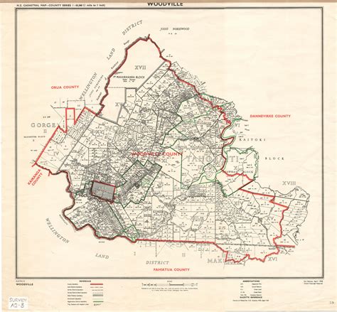 Map of Woodville County | Archives Central