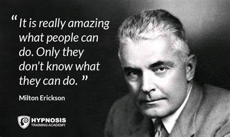 Home - Hypnosis Training Academy | Milton erickson quotes, Milton erickson, Hypnotherapy quotes