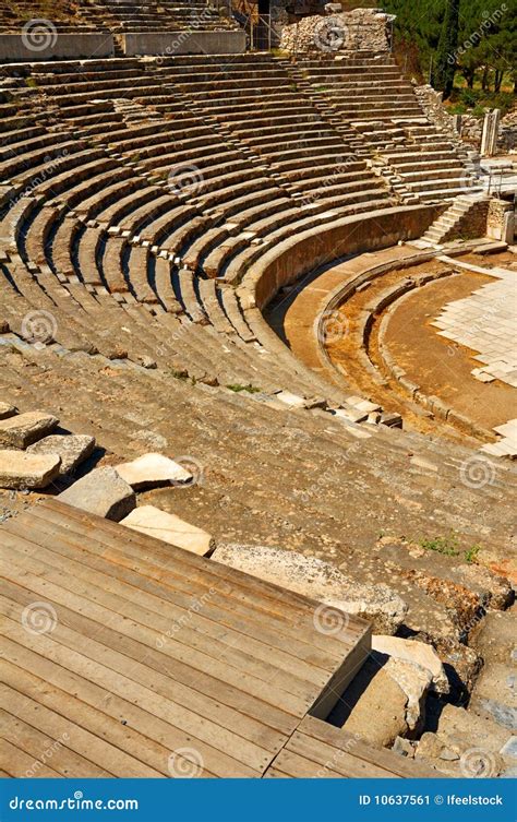 Amphitheater of Ephesus stock image. Image of emperor - 10637561