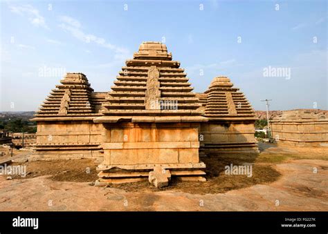 Jain temples at Hemakuta hill , Hampi , Karnataka , India Stock Photo ...