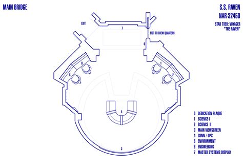 Star Trek Blueprints: Star Fleet Bridge Variations