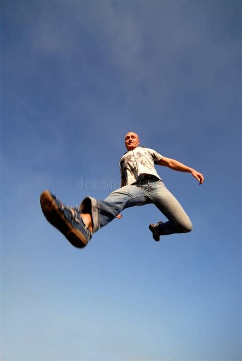 Extreme Jump stock photo. Image of outdoors, games, fall - 2205298