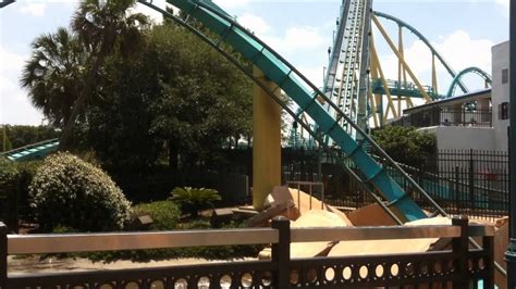 SeaWorld Kraken Roller Coaster - YouTube