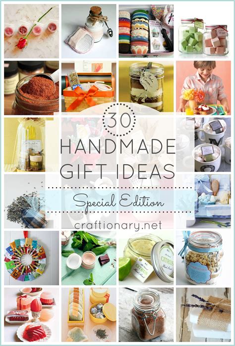 30 Unique Handmade Gift Ideas that show you CARE - Craftionary