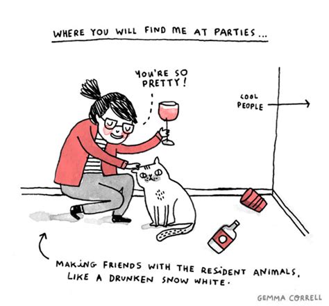 Gemma Correll's funny, self-deprecating cartoons - Talk Illustration