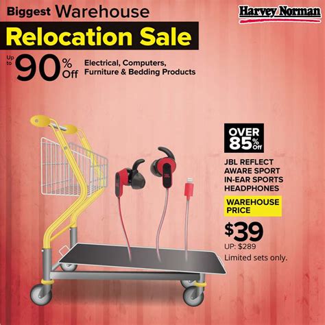 Harvey Norman Warehouse Sale Has Up To 90% Off Electronics & Furniture From 10-12 Jan