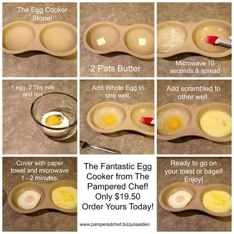 Microwave Egg Cooker Instructions | Pampered Chef~ | Pinterest ...