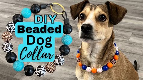 Beaded Dog Collar Tutorial | Leash Compatible | DIY #dog #dogaccessories #beaded #collar ...