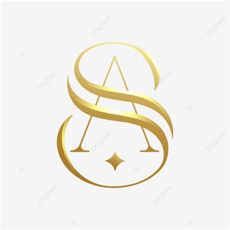 Letter A S Beauty Salon Monogram Serif Logo Design, Logo, A, S PNG and ...