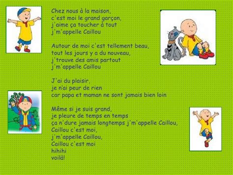 Chanson de caillou