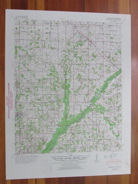 Hernando Mississippi 1960 Original Vintage USGS Topo Map: (1960) Map | RareMapsandBooks