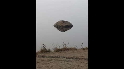 Is this rock hovering in air or floating in water? | Trending ...