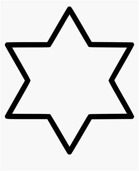 6 Point Star Png - Six Pointed Star Icon, Transparent Png , Transparent ...