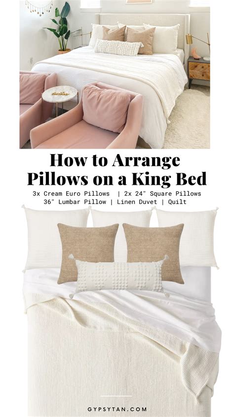 How to Arrange Pillows on a King Bed | Sabrina Tan