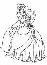 Princess Tiana Coloring Pages Printable – ColoringMecom sketch template