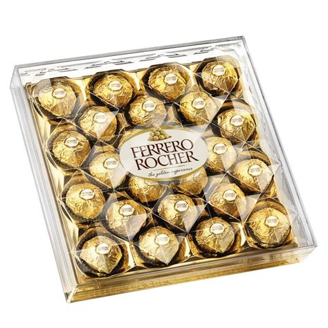 Ferrero Rocher 24pc Box 300g | Online chocolate, Chocolate pack, Ferrero rocher chocolates