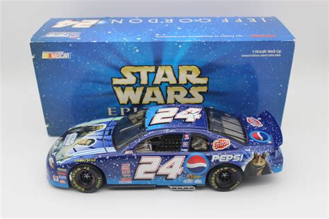 Jeff Gordon 1999 Star Wars Episode 1 1:18 Scale Stock Car Diecast