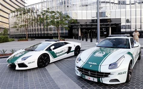 First a Lamborghini - now Dubai unveils police Ferrari