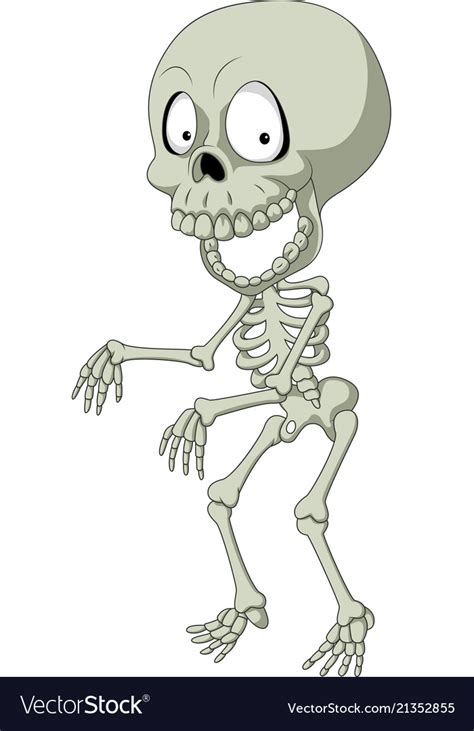 Cartoon Skeleton Pics : Skeleton Cartoon Funny Human Vector ...