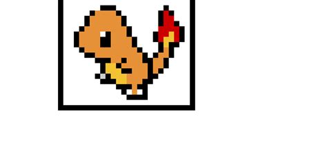 Charmander pixel art